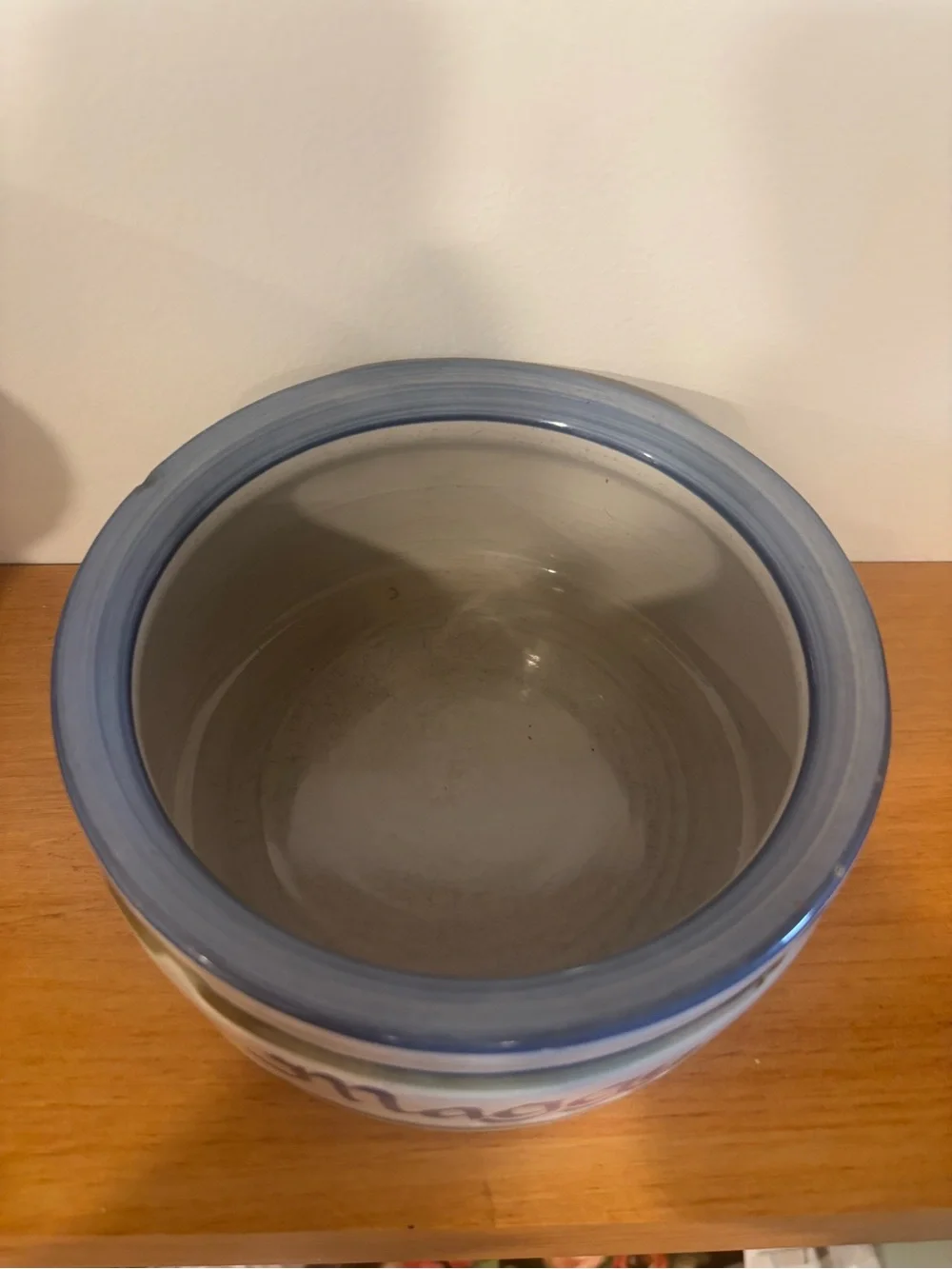 Louisville Stoneware Maggie Irish Lady Dog Bowl Kentucky Pottery